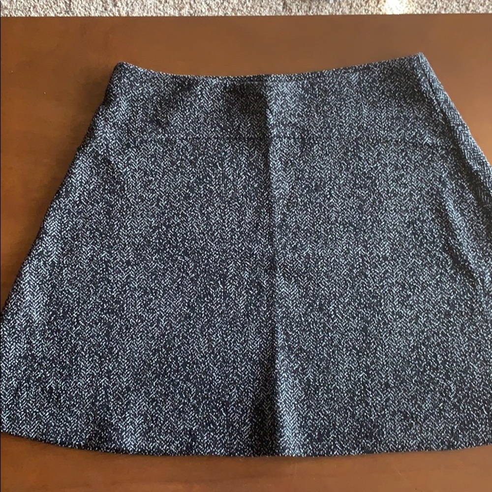 LOFT Black and White Skirt